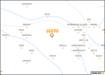 map of Ugene