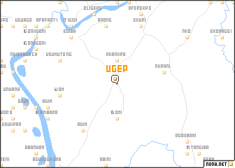 map of Ugep