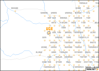 map of Uge