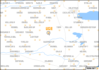 map of Uge