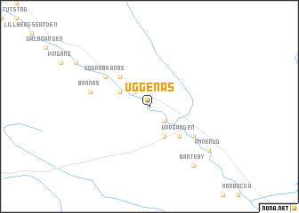 map of Uggenäs