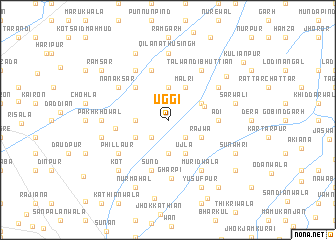 map of Uggi