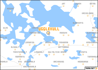 map of Ugglekull