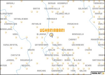 map of Ughāriābāri