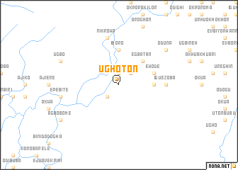 map of Ughoton