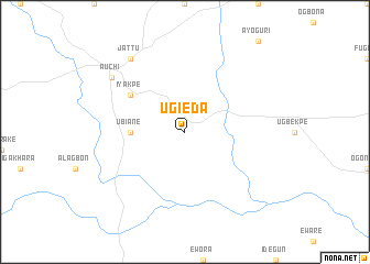 map of Ugieda
