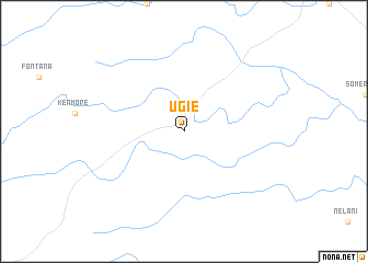 map of Ugie