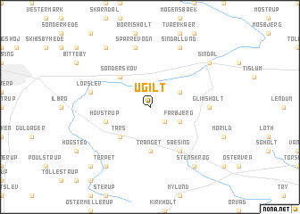 map of Ugilt