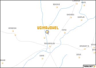 map of Ugi Majowel