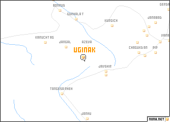 map of Ūgīnak