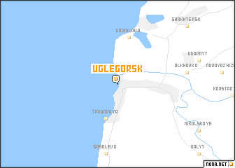 map of Uglegorsk