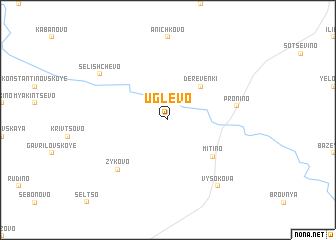 map of Uglevo