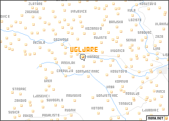 map of Ugljare