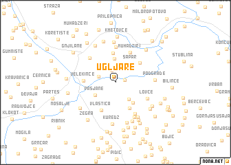 map of Ugljare