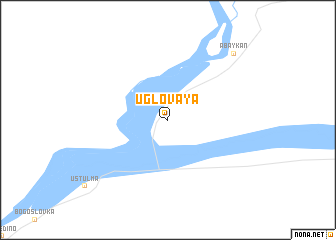 map of Uglovaya