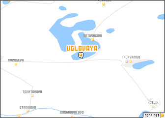 map of Uglovaya