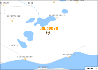 map of Uglovaya