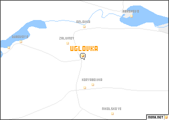 map of Uglovka