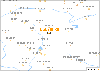 map of Uglyanka