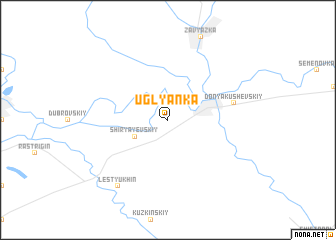 map of Uglyanka