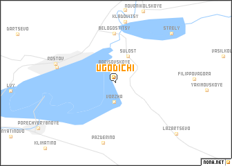 map of Ugodichi