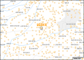 map of Ugoke