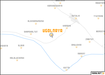 map of Ugol\