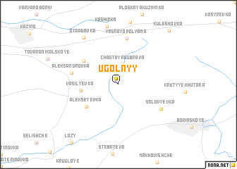 map of Ugol\