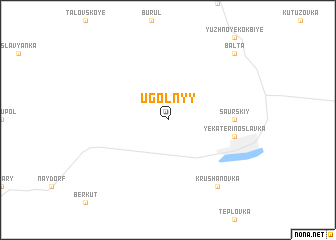 map of Ugol\