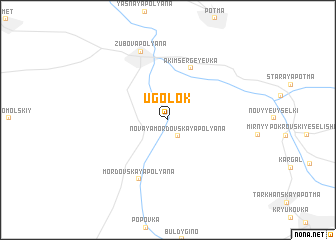 map of Ugolok