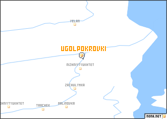 map of Ugol Pokrovki