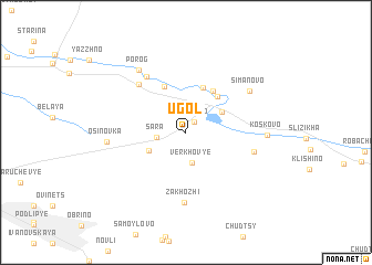 map of Ugol