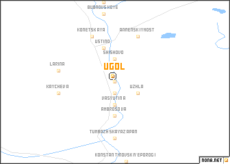 map of Ugol