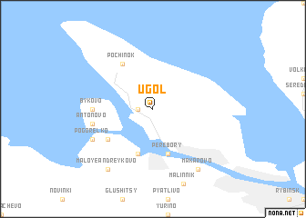 map of Ugol