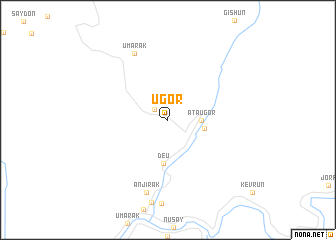 map of Ugor