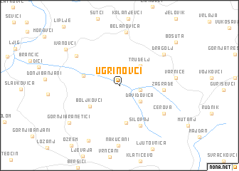ugrinovci mapa Ugrinovci (Serbia and Montenegro) map   nona.net ugrinovci mapa