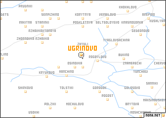 map of Ugrinovo