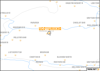 map of Ugryumikha