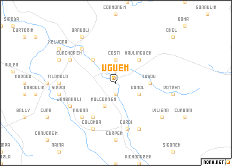 map of Uguem