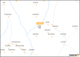 map of Ugun
