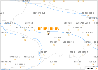 map of Uğurluköy