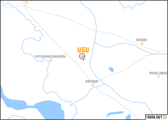 map of Ugu