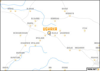 map of Ugwaka