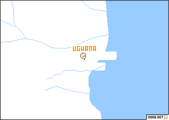 map of Ugwana