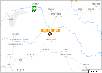 map of Ugwuafor