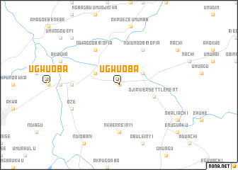 map of Ugwuoba