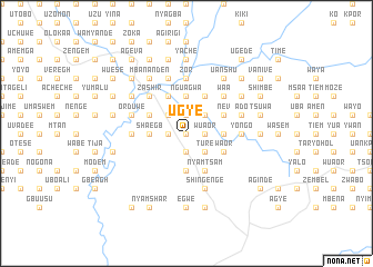 map of Ugye