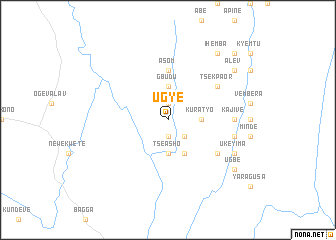 map of Ugye