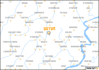 map of Ugyun