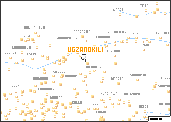 map of Ugzāno Kili